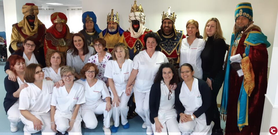 Visita dels Reis Mags a residències i l'Hospital
