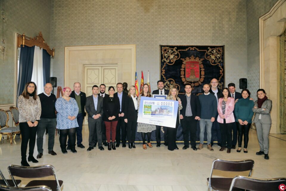 Alicante estará presente con la imagen del Mercado Central en cinco millones y medio de cupones de la ONCE el 16 de enero
