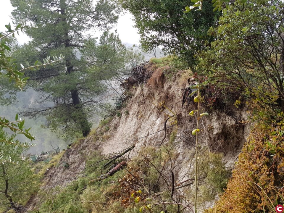 Les pluges provocades pel pas del temporal Glòria continuen agreujant la situació del barranc de Caraita