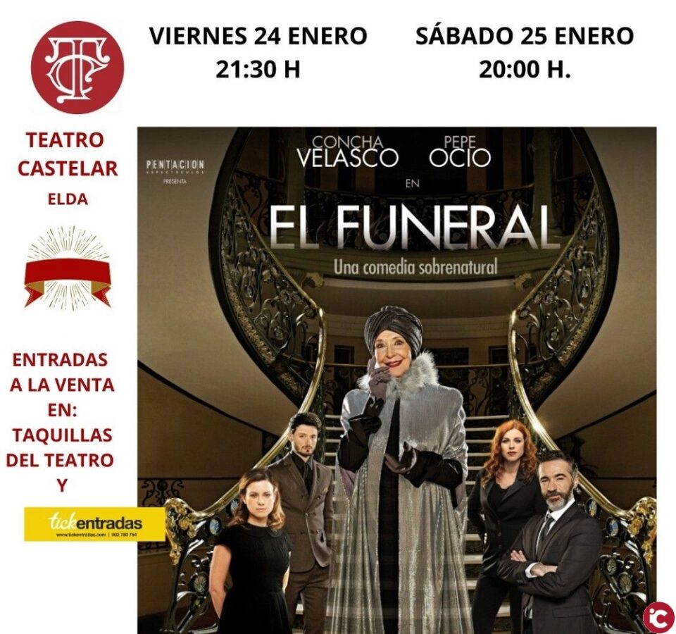 Elda rinde homenaje mañana a Concha Velasco dando su nombre a un asiento del patio de butacas del Teatro Castelar