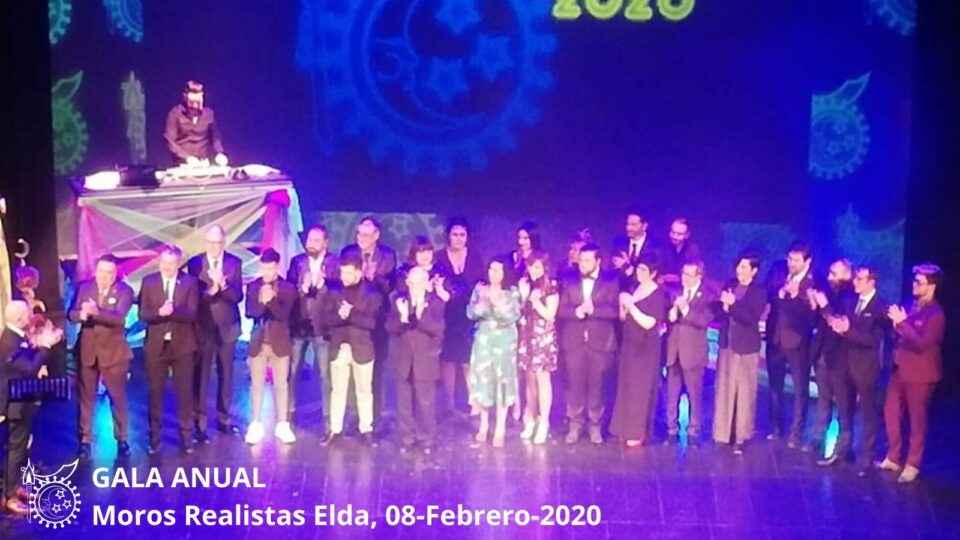 El pasado sábado 08-febrero-2020 se celebró la Gala Anual de la comparsa de Moros Realistas en el Teatro Castelar