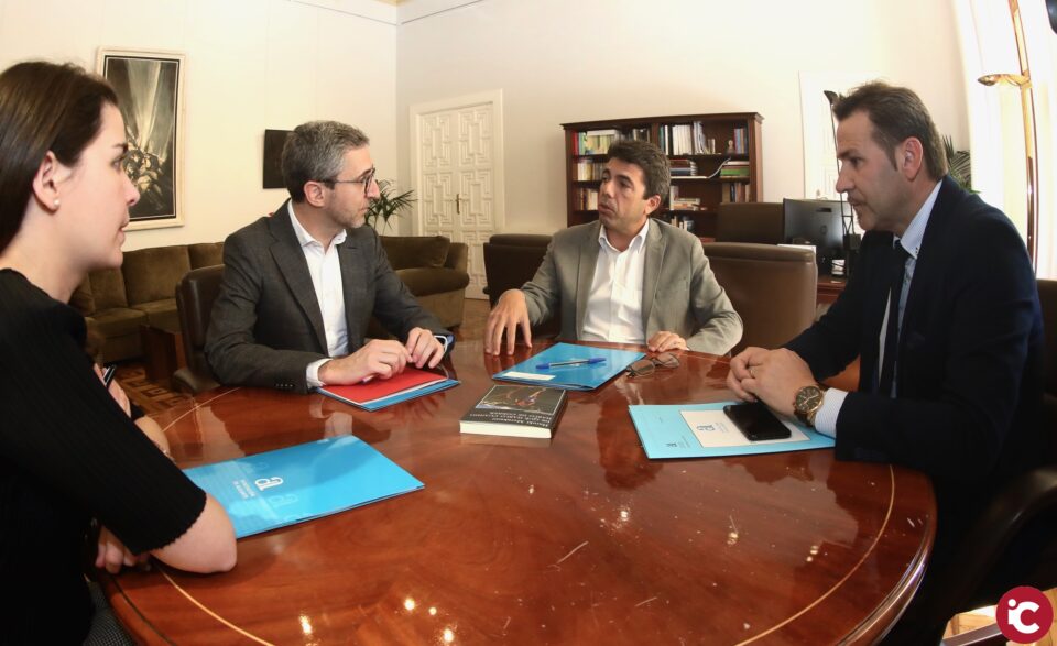 La Diputación de Alicante y la Generalitat colaborarán en la mejora de las carreteras y la movilidad sostenible en la provincia