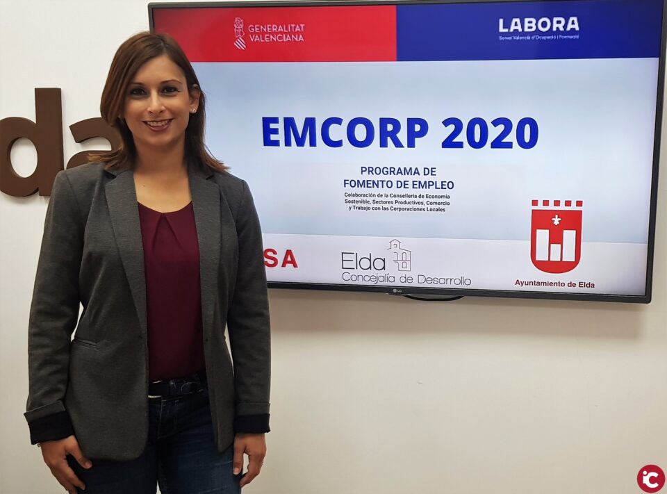 El Ayuntamiento de Elda solicita fondos del programa EMCORP 2020 para la contratación de parados mayores de 30 años