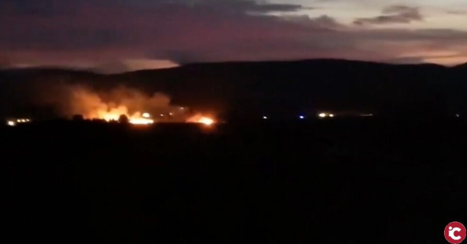 Incendi prop de San Bartolomé