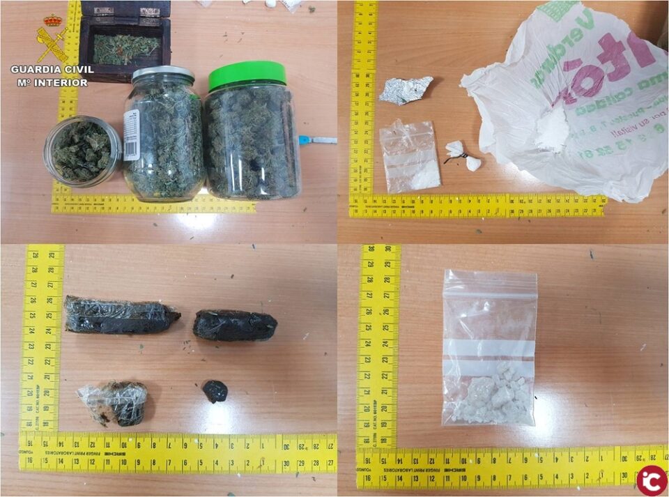 La Guardia Civil desarticula en San Vicente del Raspeig un punto de venta de droga al menudeo
