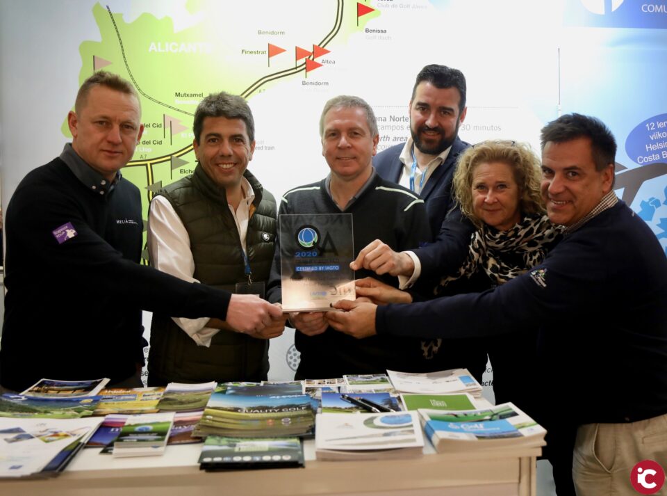 La Costa Blanca será en 2020 el primer destino peninsular de golf con sello de calidad