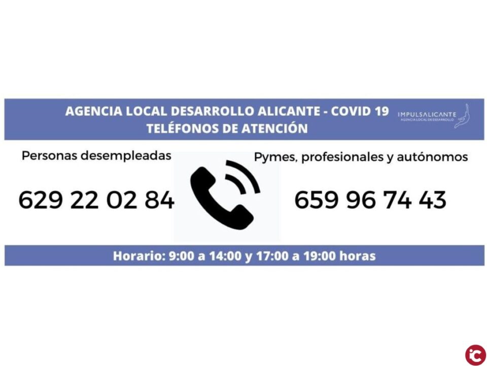 La Agencia Local de Desarrollo crea una Oficina Telemática y habilita dos líneas de asesoramiento a personas en desempleo
