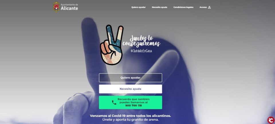 El Ayuntamiento de Alicante lanza una aplicación para coordinar la solidaridad entre vecinos durante la crisis del Covid 19