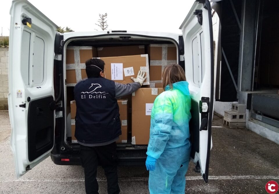 LAjuntament continua gestionant donacions de material sanitari