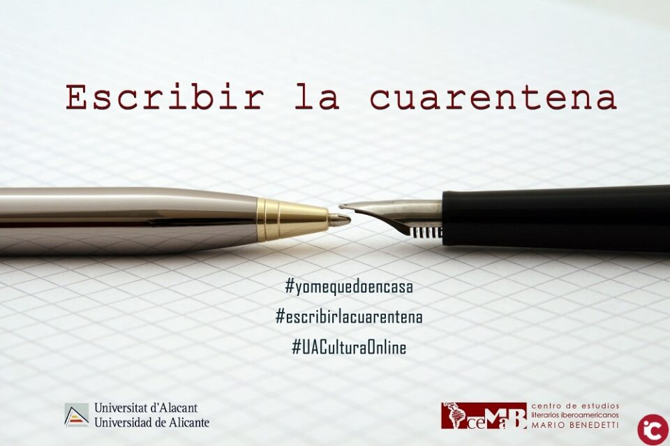 La UA posa en marxa a través del CeMaB Escriure la quarantena