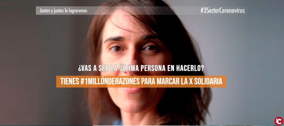 Las entidades sociales de la provincia de Alicante llaman a la ciudadanía a marcar la X Solidaria frente al COVID-19
