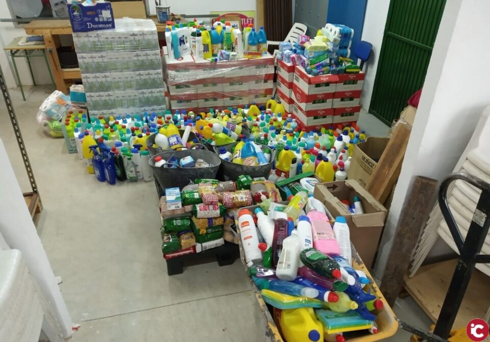 La Concejalías de Solidaridad y Bienestar Social organizan una recogida de productos de higiene y limpieza