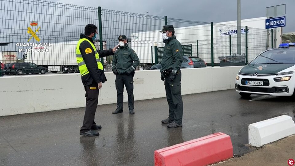 La Guardia Civil continúa asegurando el normal funcionamiento en polígonos