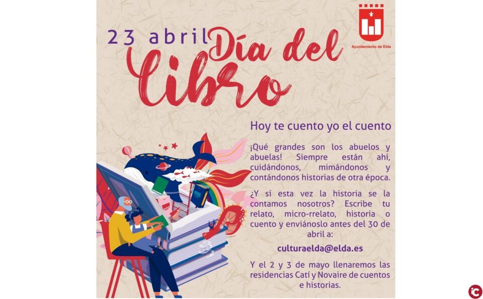 El Ayuntamiento de Elda organiza Hoy te cuento yo el cuento con motivo de la celebración del Día del Libro