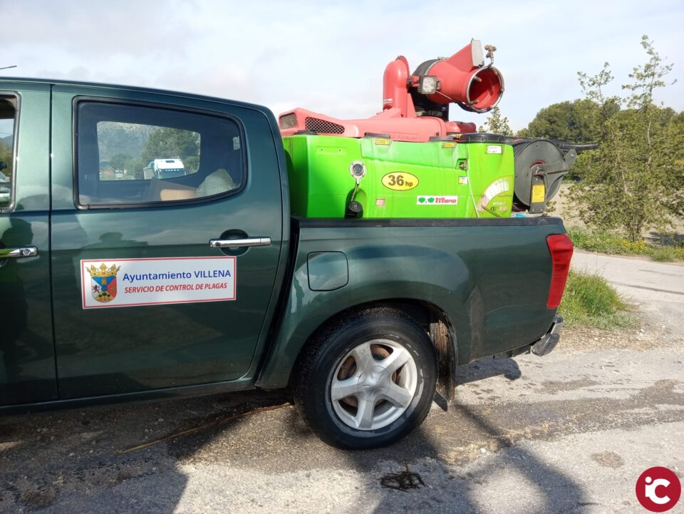 El Ayuntamiento de Villena intensifica los tratamientos para el control de mosquitos