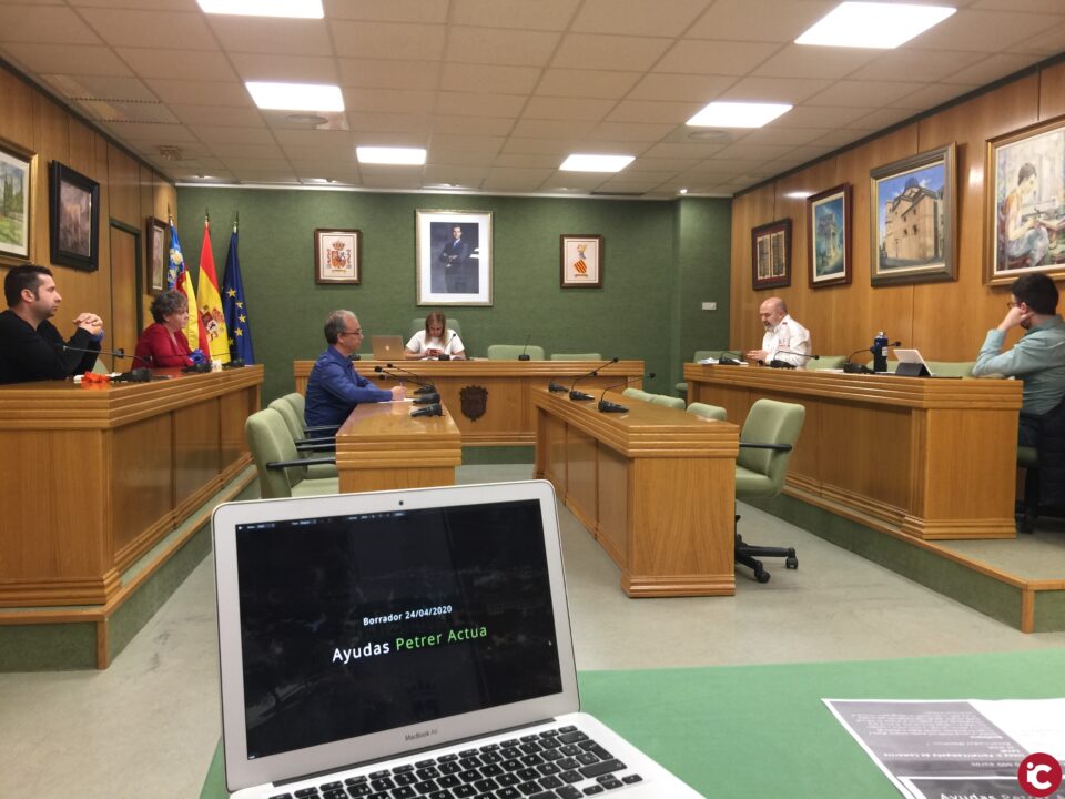 Petrer destinará 750.000  en medidas para favorecer a los sectores económicos