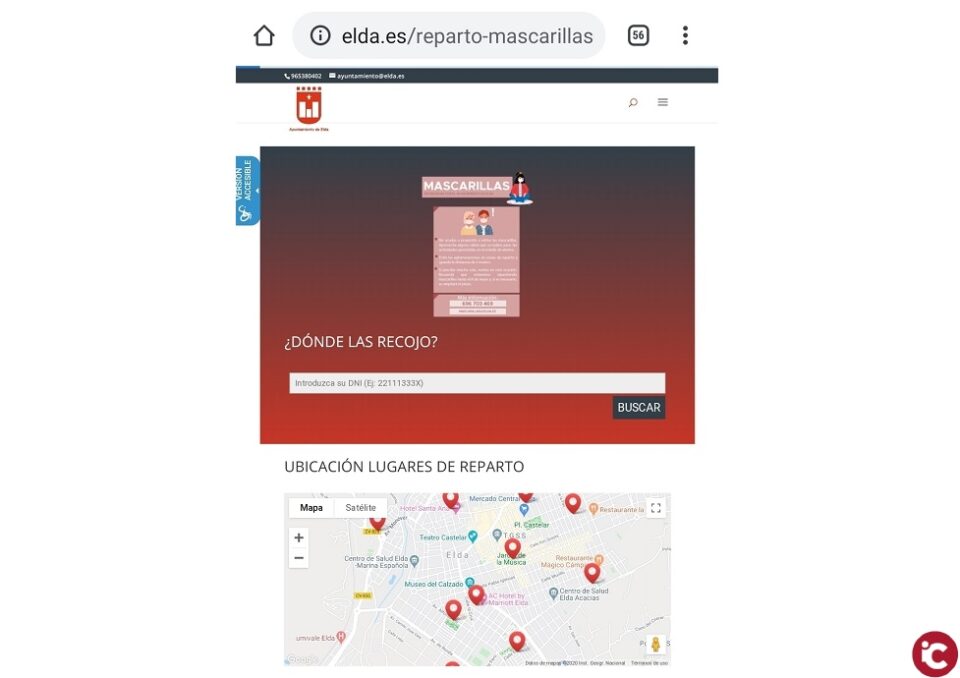 El Ayuntamiento de Elda inicia este miércoles el reparto de mascarillas infantiles y de adultos fabricadas por empresas y talleres eldenses