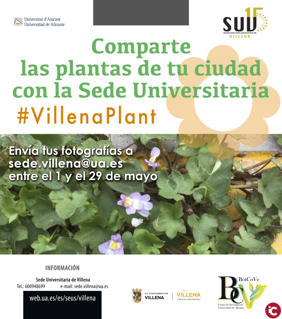 Sede Universitaria de Villena aúna fotografía y botánica con el reto "Villenaplant"