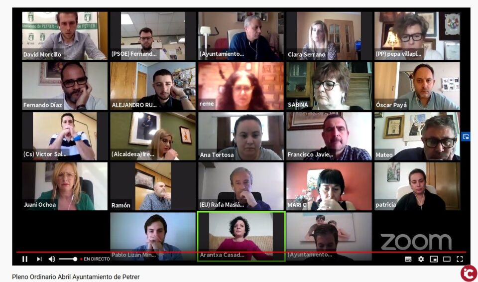 El pleno de Petrer aprueba de manera unánime una modificación de 650.000 euros para poner en marcha el plan Petrer Actúa