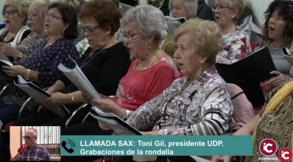 La rondalla de la UDP de Sax continúa al pie del cañón durante el Estado de Alarma
