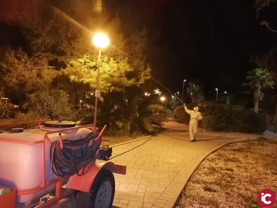 El Ayuntamiento de Aspe refuerza la fumigación contra los mosquitos