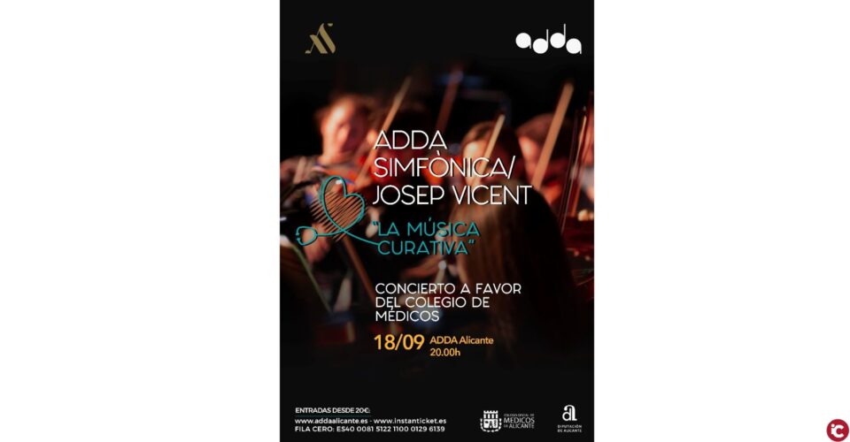 ADDA·Simfònica abrirá la nueva temporada el 18 de septiembre con un concierto solidario con entradas numeradas y fila cero a la venta desde hoy
