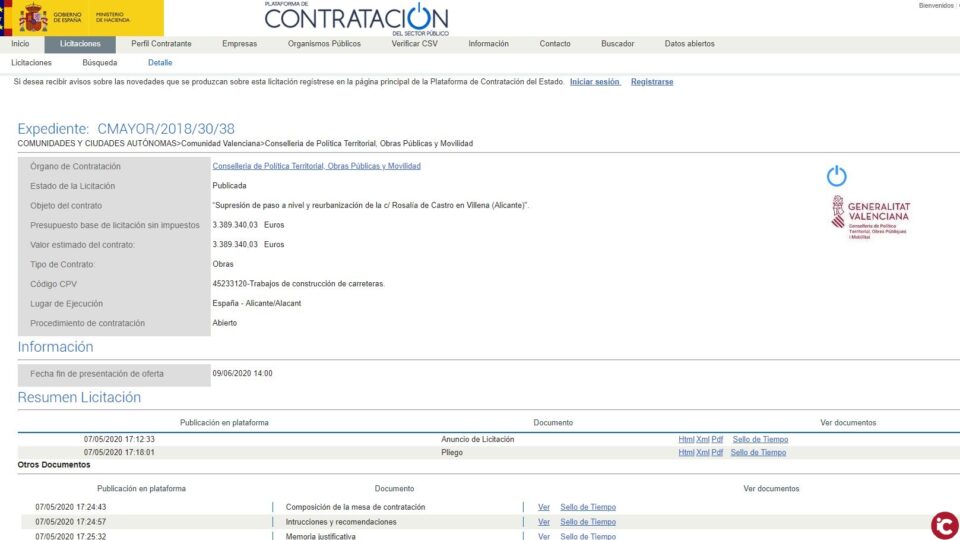 Licitado el proyecto de supresión del paso a nivel de Rosalía de Castro incluido en la Ronda suroeste