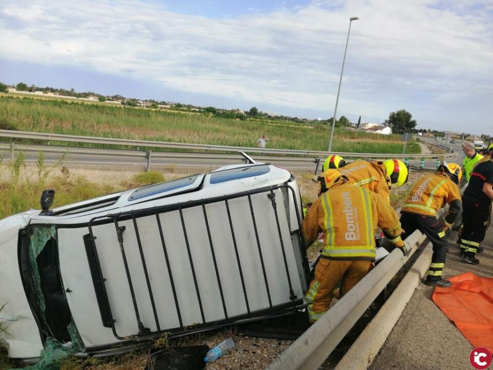 Accidete en la AP 7 dirección Alicante