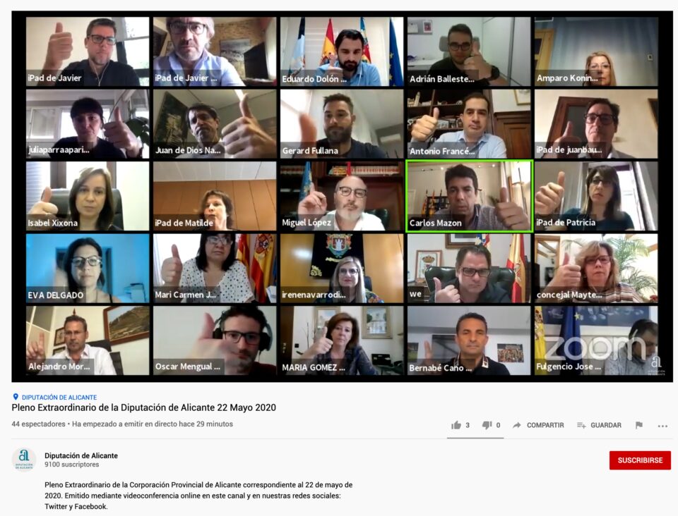 Todos los grupos políticos de la Diputación aprueban por unanimidad el reparto de 6 millones de  entre los municipios de la provincia para ayudar a los autónomos por el coronavirus