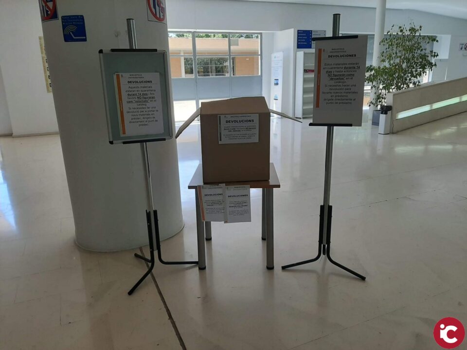 La Biblioteca de la Universidad de Alicante reanuda la actividad con todas las medidas de seguridad