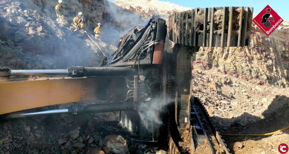 Accidente en una cantera donde resulta una persona fallecida