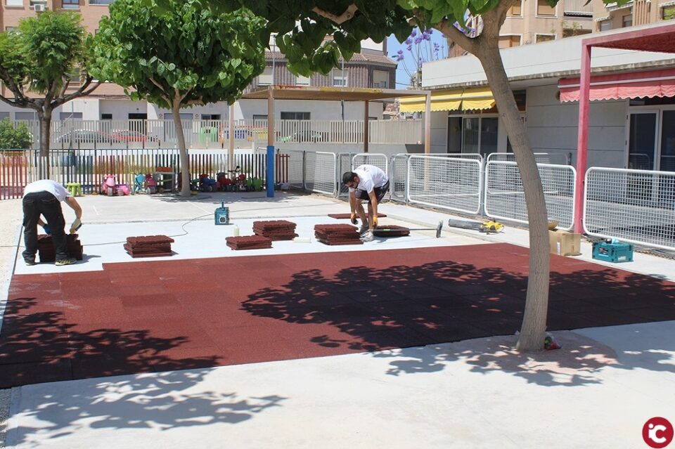 Balance del primer año de legislatura. Recta final de las obras del Plan Edificant en el CEIP Jorge Juan
