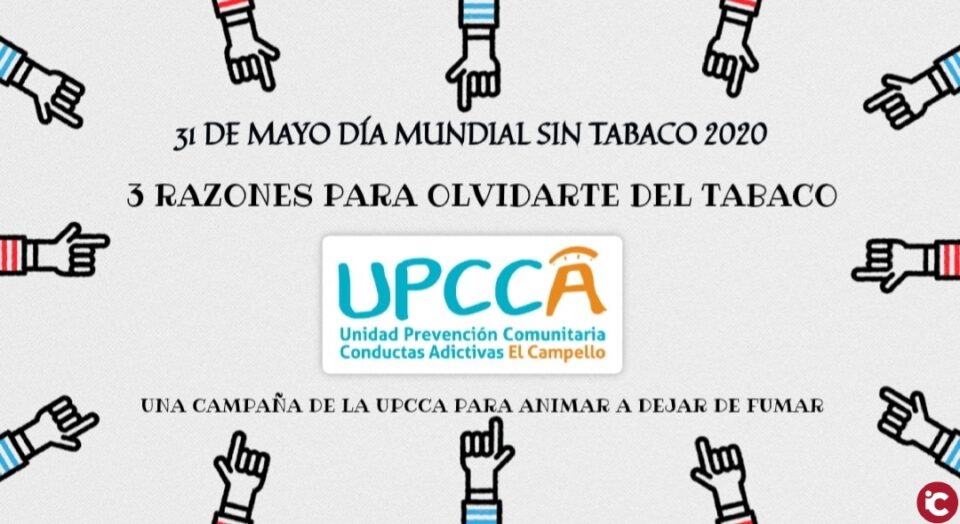 La UPCCA se suma al Día Mundial Sin Tabaco con "tres razones para olvidarte del tabaco"