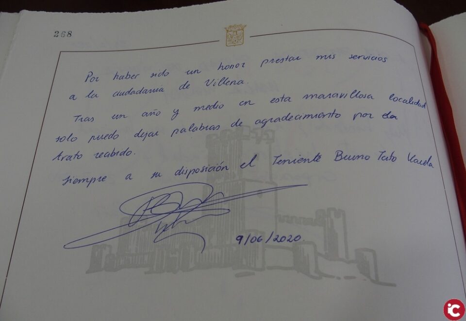 Villena homenajea al Teniente de la Guardia Civil Bruno Tato Varela
