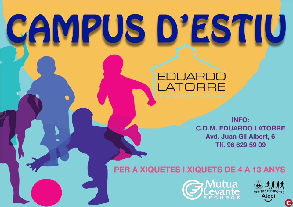 El Campus d'Estiu de l'Eduardo Latorre torna del 6 al 31 de juliol