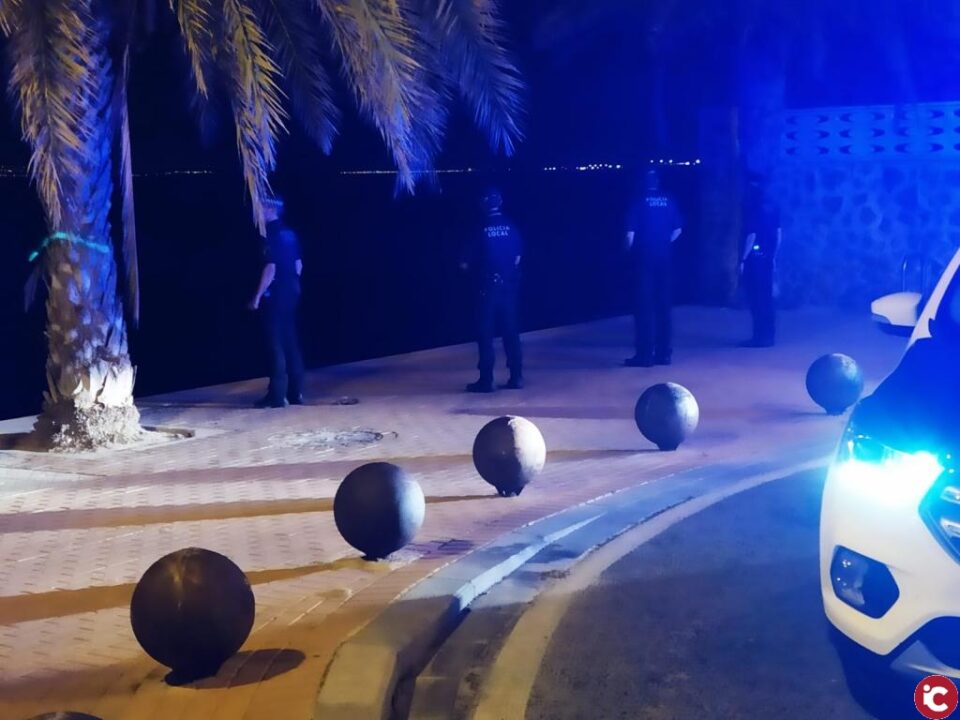 La Policía establece unafuerte vigilancia y controles nocturnos en el Cabo de la Huerta