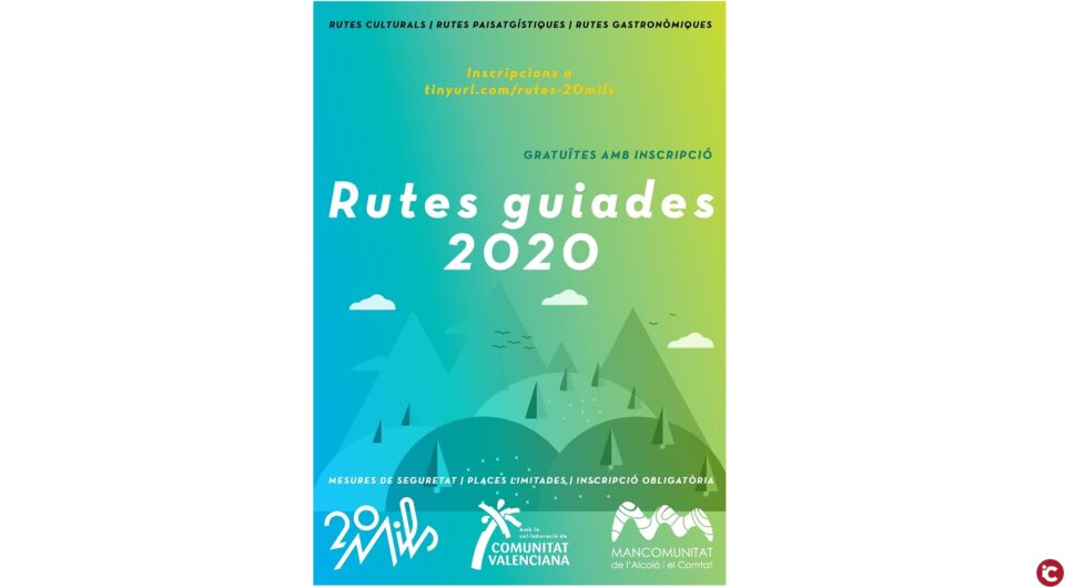 La Mancomunitat de lAlcoià i el Comtat presenta el programa de rutes guiades de 20Mils