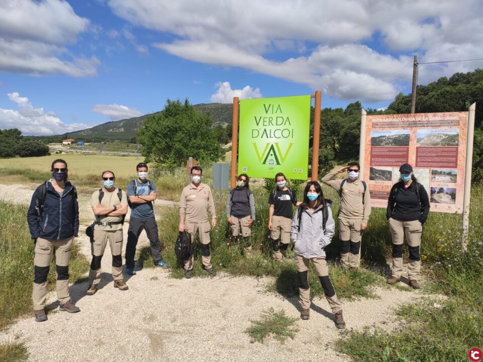 Visita de l'alcalde al taller d'ocupació de turisme de naturalesa