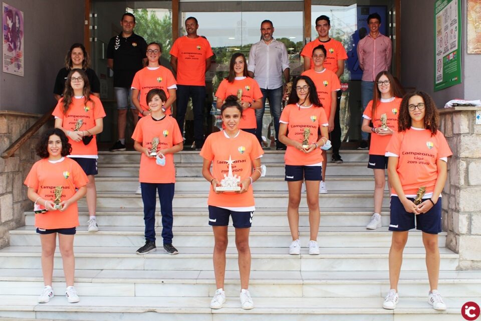 El Ayuntamiento de Ibi recibe a la campeonas de la Lliga Valenta 2019-2020
