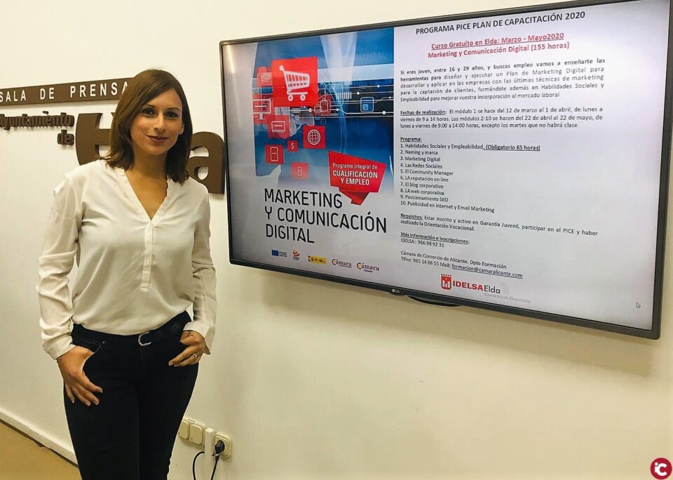 El curso de Marketing y Comunicación Digital de la Cámara de Comercio se reanuda de manera presencial tras interrumpirse por la declaración del estado de alarma