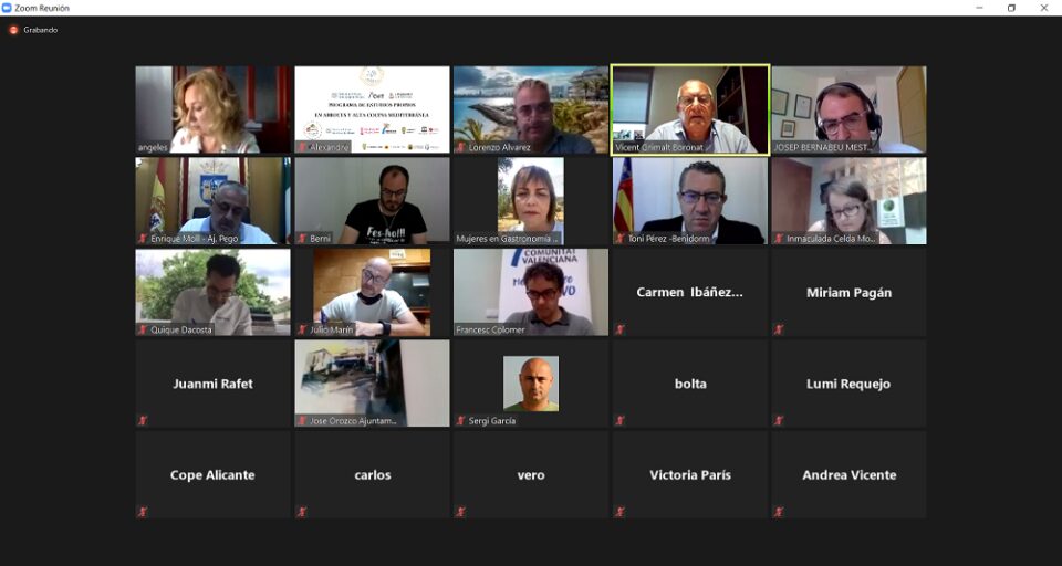 Abierta la preinscripción de la III edición del Máster de Arroces y Alta cocina Mediterránea de la UA