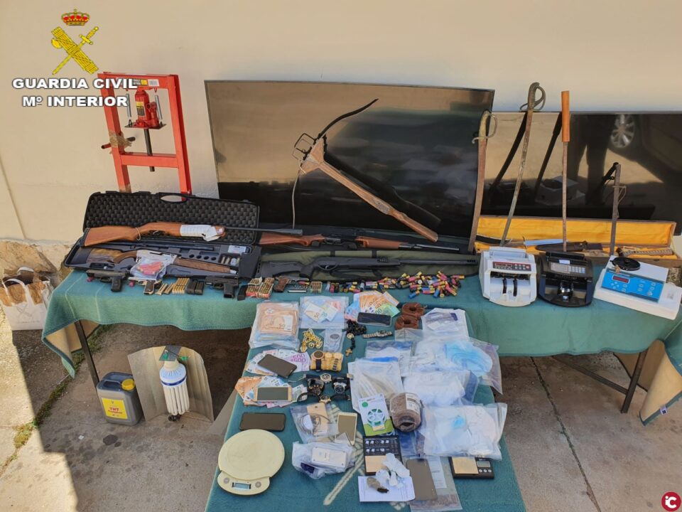 La Guardia Civil de Cuenca desarticula tres grupos criminales dedicados al tráfico de