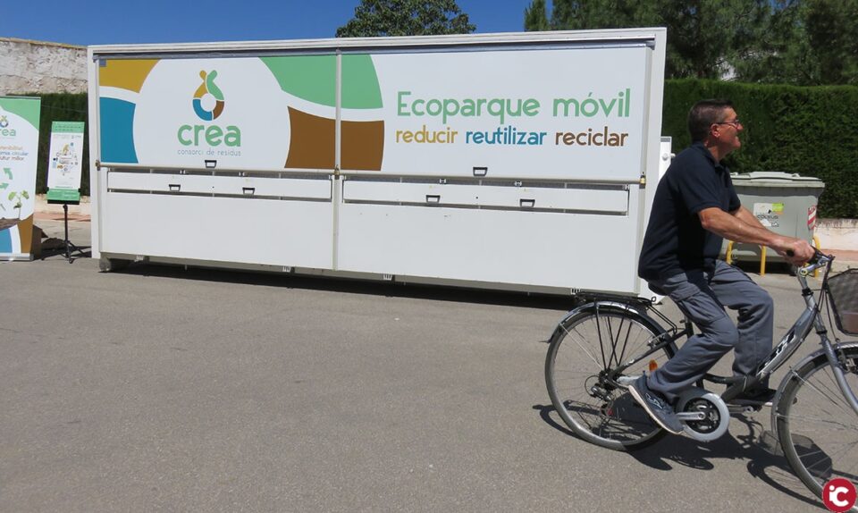 Los ecoparques móviles del Consorcio CREA recogen más de 100.000 kilos de residuos en su primer año de funcionamiento