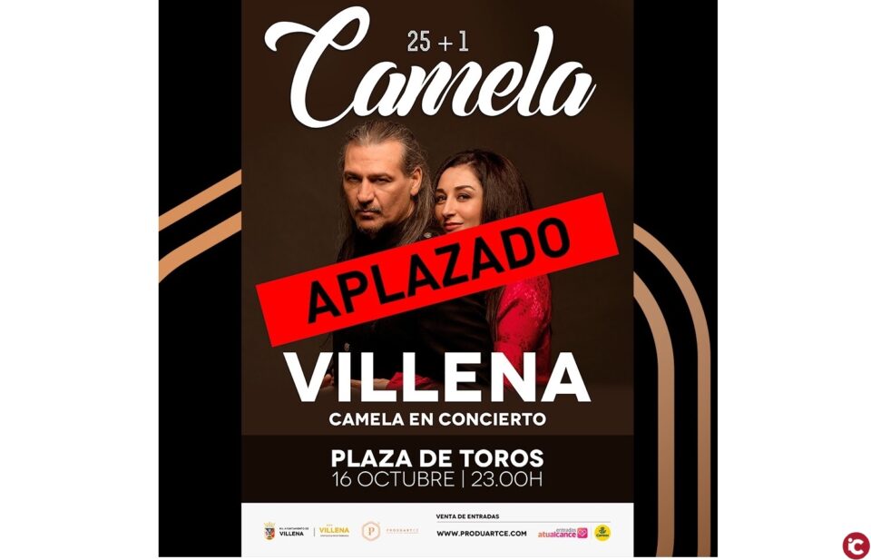 El Ayuntamiento y la promotora deciden aplazar el concierto de Camela de su gira Tour 25+1 a mayo del próximo año