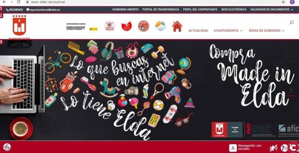 La web municipal consolida su accesibilidad con más de 5.300 visitas a través de la plataforma InSuit durante el primer semestre del año