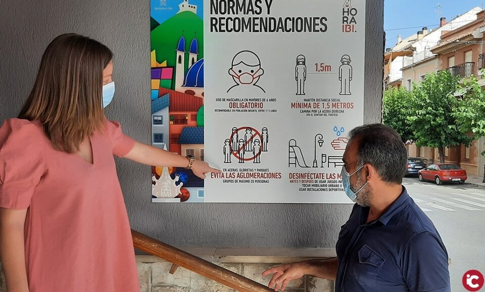 Servicios Públicos renueva la cartelería con la normativa COVID-19