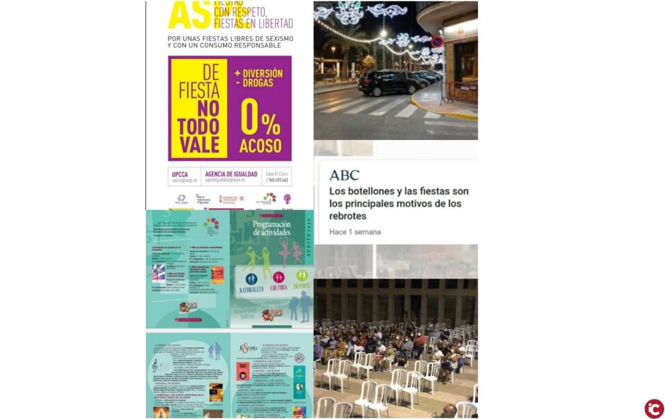 PODEMOS ASPE: "El Equipo de Gobierno suspendió las Fiestas y a pesar de ello tiene programadas varias actividades multitudinarias con riesgo de contagio"