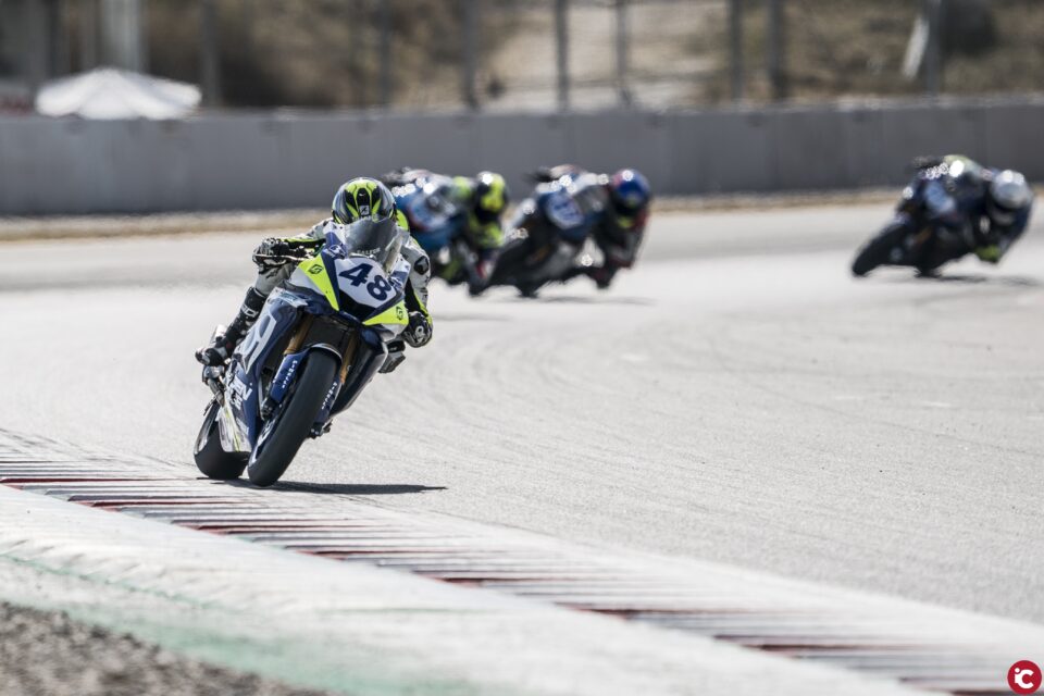 Primer pódium de Juan Antonio Conesa y doble pódium para Máximo Martínez en el Circuito de Barcelona