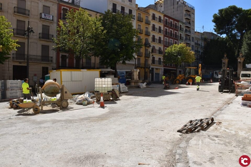 Recta final a les obres en Sant Francesc