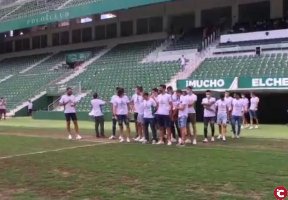 Acto institucional del Elche C.F. con motivo de su ascenso a primera división